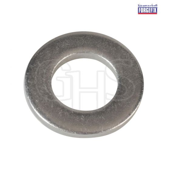 Forgefix Flat Washers DIN125 A2 Stainless Steel M12 Forge Pack 10 - FPWASH12SS