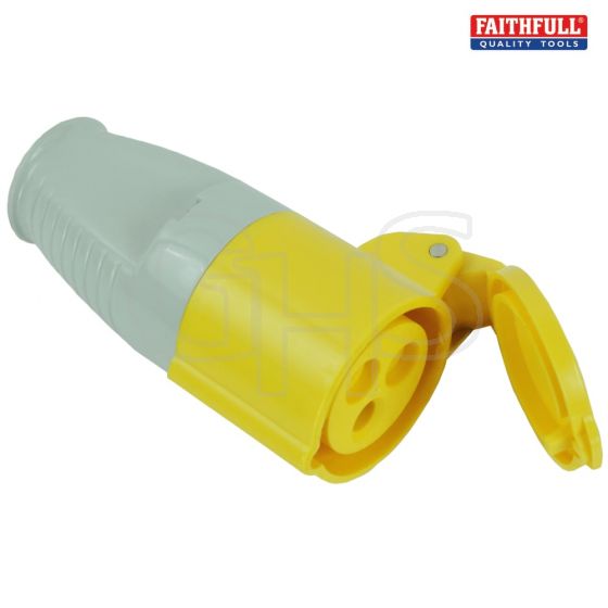 Faithfull Yellow Socket 16 Amp 110 Volt - 10604