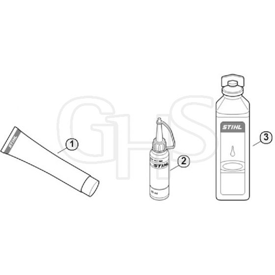 Genuine Stihl FS23 SC-E / M - Miscellaneous lubricants and greases