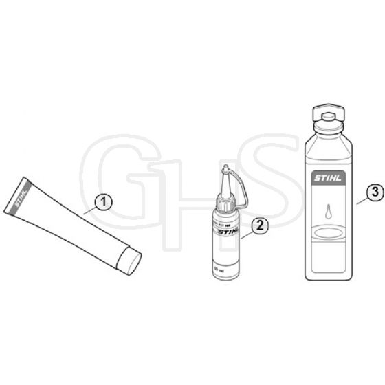 Genuine Stihl FS24 C-E / M - Miscellaneous lubricants and greases