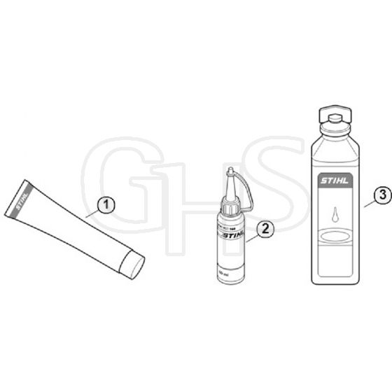 Genuine Stihl FS24 SC-E / M - Miscellaneous lubricants and greases