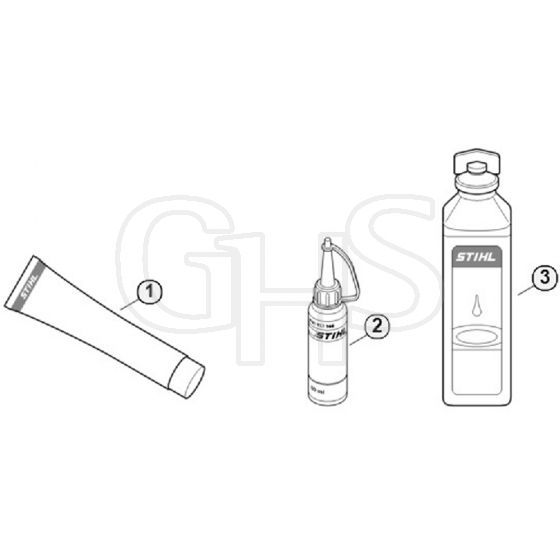 Genuine Stihl FS25 C-E / M - Miscellaneous lubricants and greases