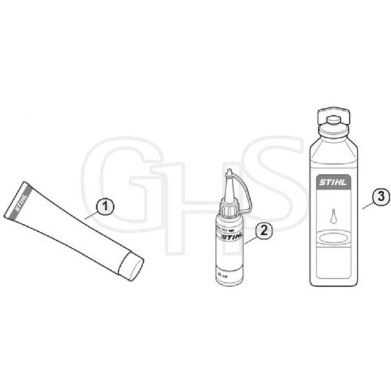 Genuine Stihl FS26 SC-E / M - Miscellaneous lubricants and greases