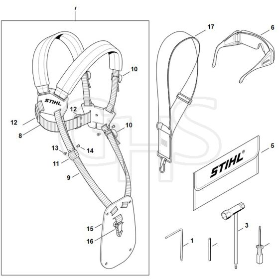 Stihl FS36R - Tools, Extras - Parts Diagram
