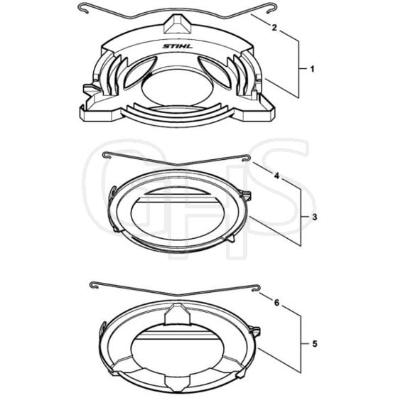 Stihl FS561 C-EM - Transport Guard - Parts Diagram