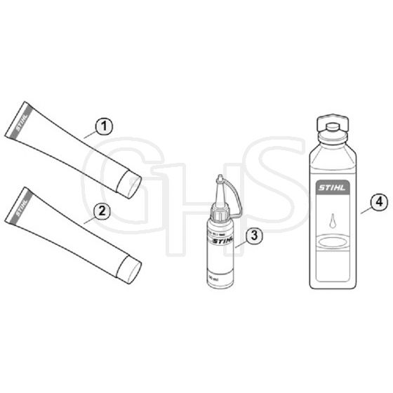 Genuine Stihl FS56 C-E / S - Miscellaneous lubricants and greases