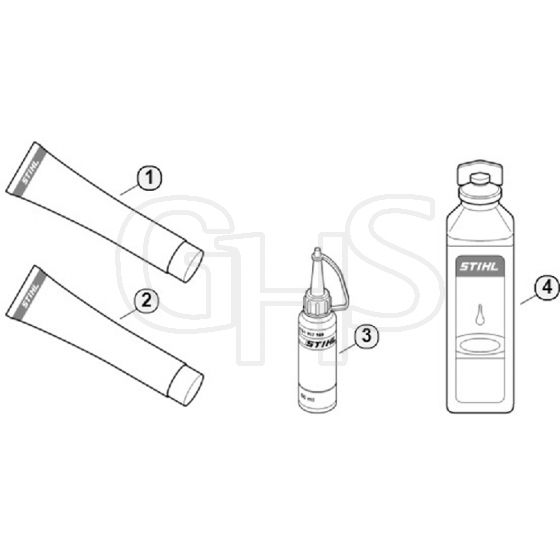 Genuine Stihl FS70 RC-E / Q - Miscellaneous lubricants and greases
