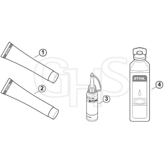 Genuine Stihl FS87 R / S - Miscellaneous lubricants and greases