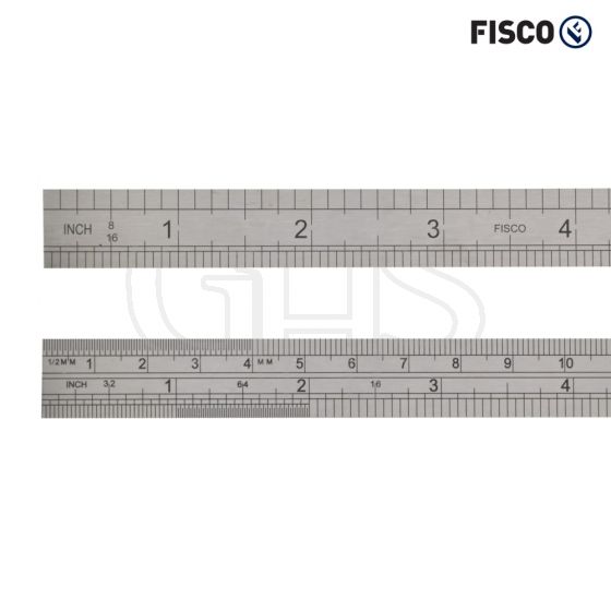 Fisco 706S Stainless Steel Rule 150mm / 6in - X706-S