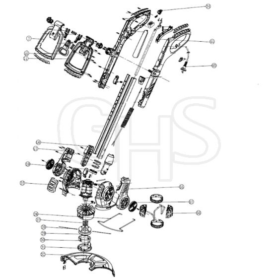 Cobra GT600 - Trimmer Main Diagram