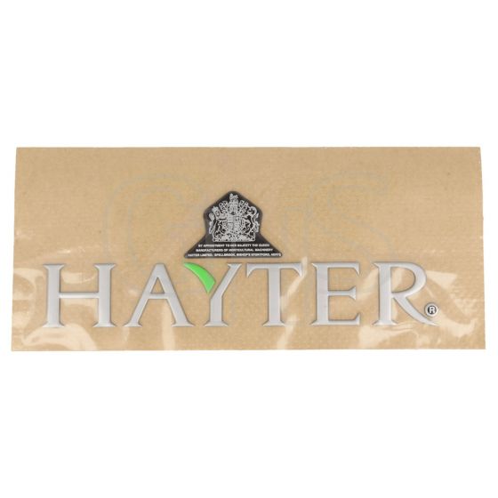 Genuine Hayter Logo Badge - 134-7277