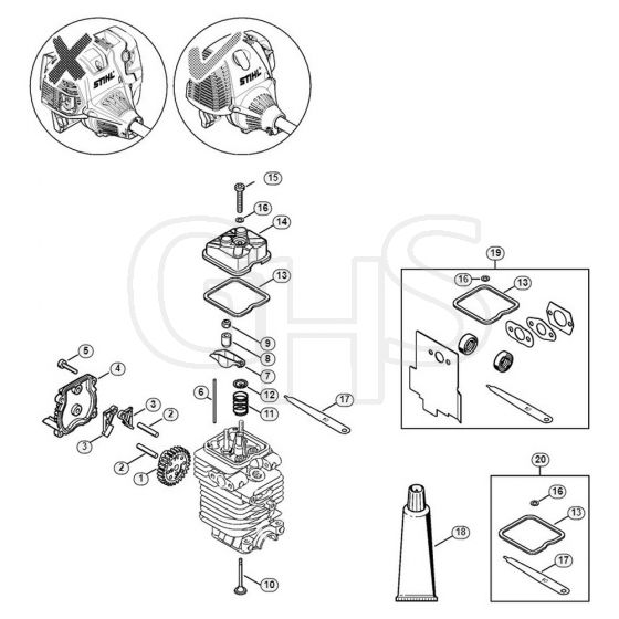 Genuine Stihl HL95 / B - Valve Timing Gear