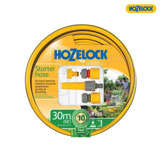 Hozelock Starter Hose Starter Set 30 Metre 12.5mm (1/2in) Diameter - 7230P9000