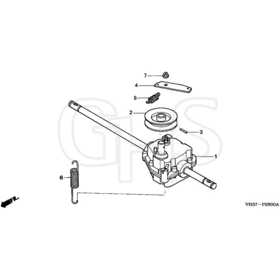 Honda HRG415C3 (IZY) - SDEE - MABF 1400001- Tranmission (SDEE Only) Diagram