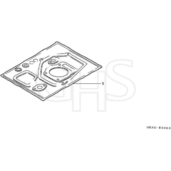 Honda HRH536 - HXE - MZBU 8000001-8099999 Gasket Diagram