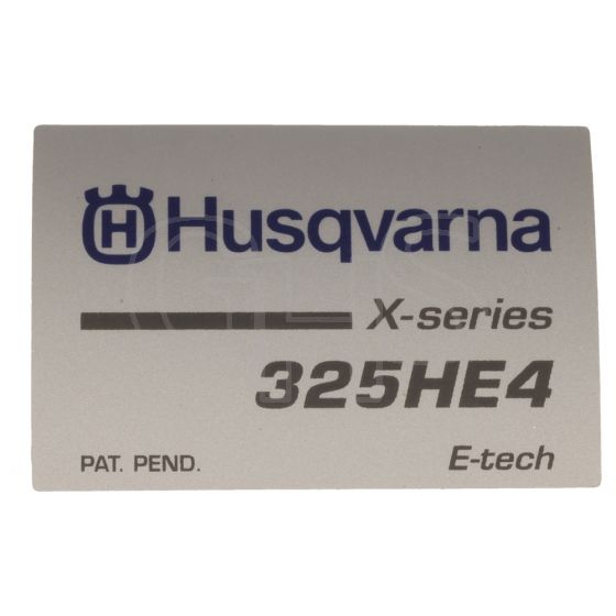 Genuine Husqvarna Decal - 537 35 34-24