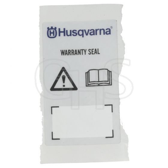 580 68 95 02 Genuine Husqvarna Warranty Seal Label (1PCS)
