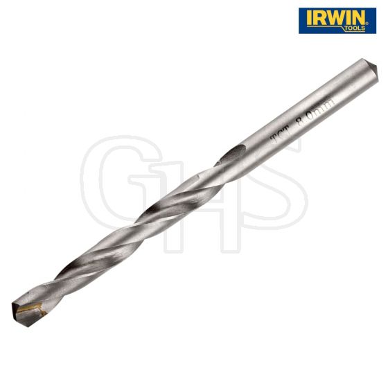 IRWIN HSS TCT Tip Drill Bit 8.0mm OL:117mm WL:75mm - 10502671