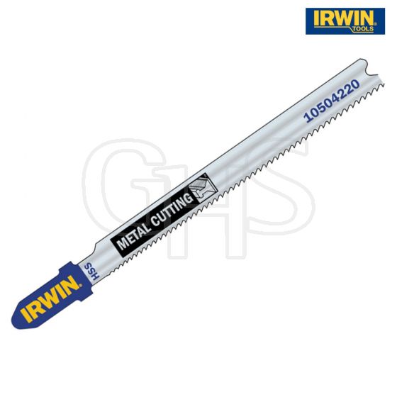 IRWIN Jigsaw Blades Metal Cutting Pack of 5 T118G - 10504234