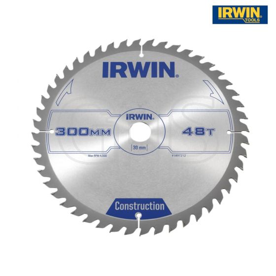 IRWIN Circular Saw Blade 300 x 30mm x 48T ATB - 1897212