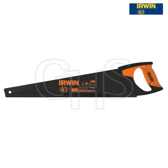 IRWIN Jack 880 UN Universal Hand Saw 550mm (22in) Coated 8tpi - 1897525