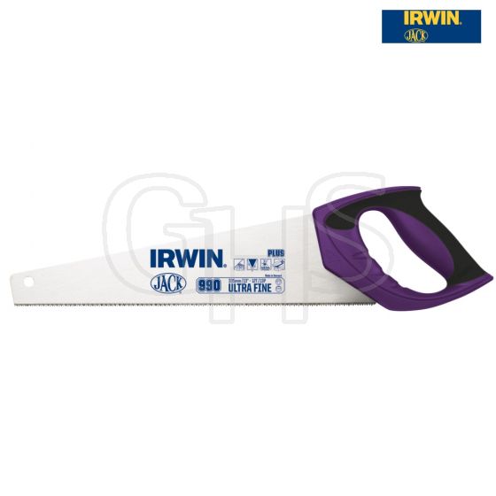 IRWIN Jack 990UHP Fine Junior / Toolbox Handsaw Soft-Grip 335mm (13in) 12tpi - 10503632