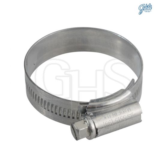 Jubilee 1M Zinc Protected Hose Clip 32 - 45mm (1.1/4 - 1.3/4in) - 1MMS