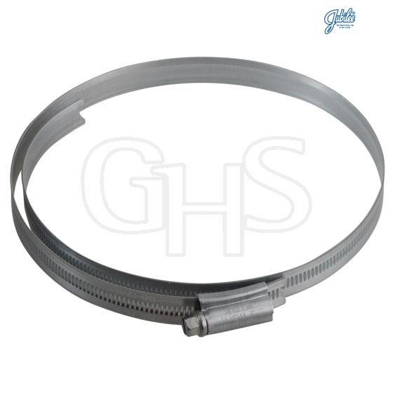 Jubilee 7.1/2in Zinc Protected Hose Clip 158 - 190mm (6.1/4 - 7.1/2in) - 7.5MS