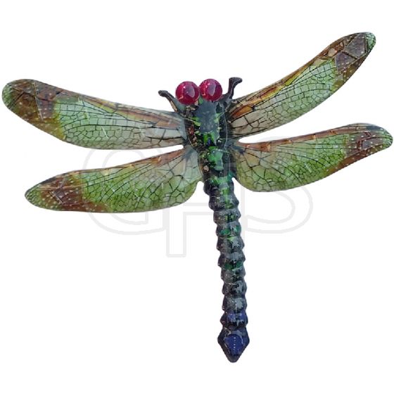 Primus Large Metal Green Dragonfly Wall Art - PA1851 - ONLY 6 LEFT