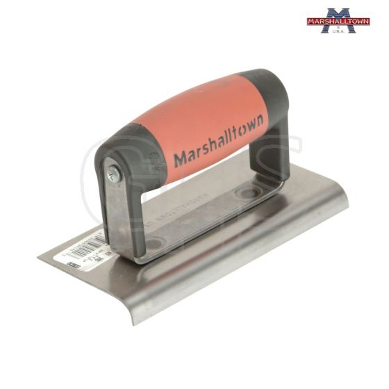Marshalltown M36D Cement Edger Straight End Durasoft Handle 6in x 3in - M36D