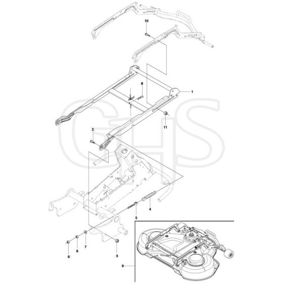 McCulloch M125-94FH - 967028402 - 2018 - Accessories Parts Diagram