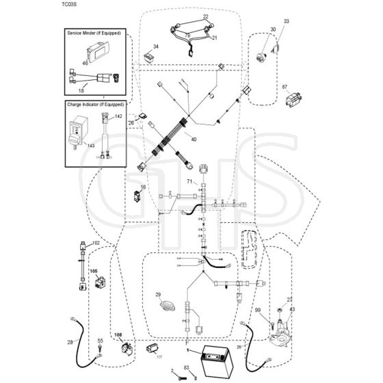 McCulloch M125-97TC - 96051014900 - 2016-07 - Electrical Parts Diagram