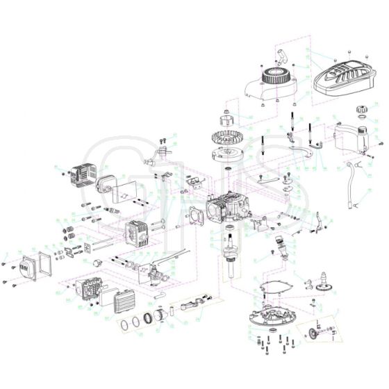 Cobra M41C - 16" Powered Lawn Mower Feb 2019 Engine Diagram