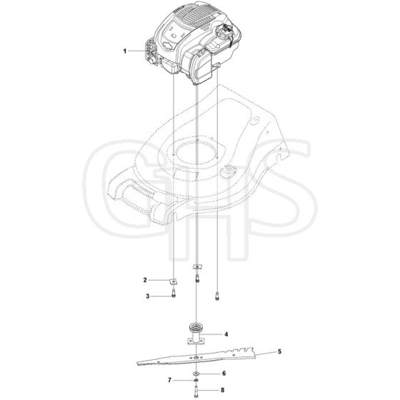 McCulloch M53-150AP - 96121003502 - 2018-08 - Engine Parts Diagram