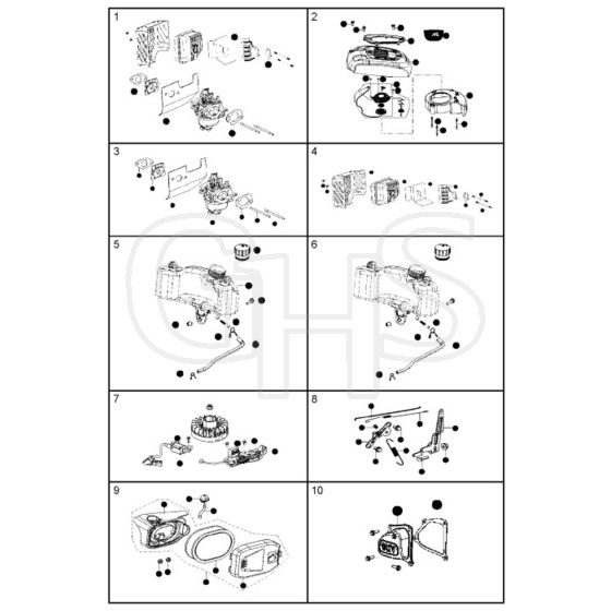 McCulloch M53-150AWR Classic - 2019-03 - Engine Parts Diagram
