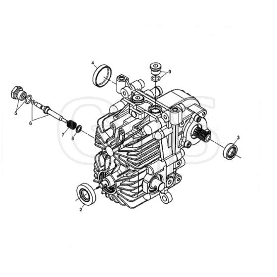 Cobra M53HSTPRO - TN2160SXAHHSTPRO Gearbox Diagram