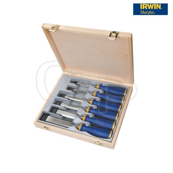 IRWIN Marples MS500 All-Purpose Chisel ProTouch Handle Set 6: 6