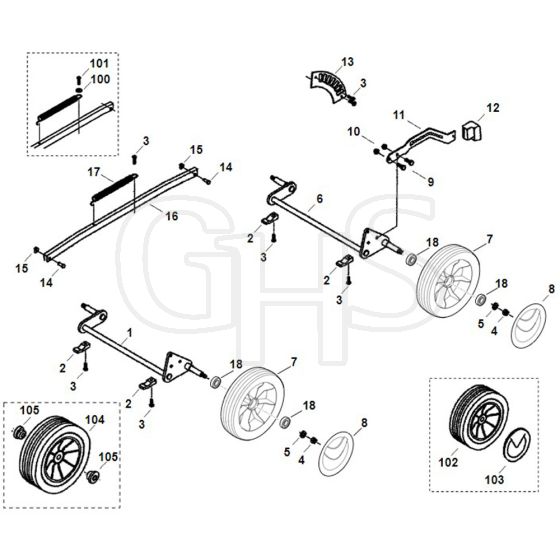 Viking MB400 - Chassis - Parts Diagram
