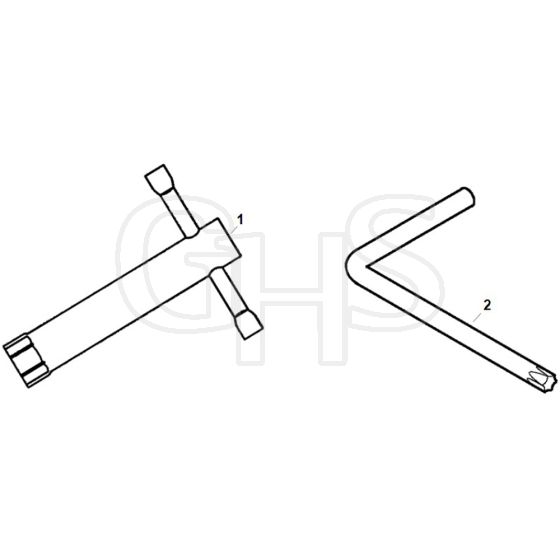 Viking MB400 M - Tools - Parts Diagram