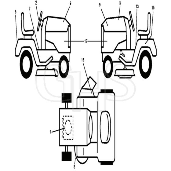 McCulloch MC18542LT - 96012010400 - 2010-06 - Decals Parts Diagram