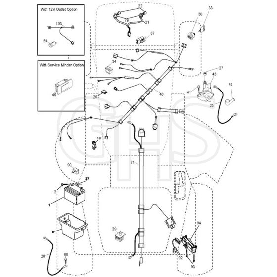 McCulloch MC19538LT - 96048002300 - 2012-02 - Electrical Parts Diagram