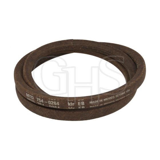 Genuine MTD Cutter Deck Belt (66cm/ 26", 76cm/ 30") - 754-0264