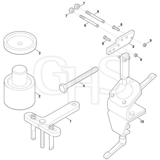 Stihl MH445.1 R - Special Tool - Parts Diagram