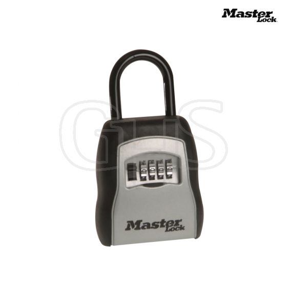 Master Lock 5400E Portable Shackled Combination Key Lock Box (Up To 3 Keys) - 5400EURD