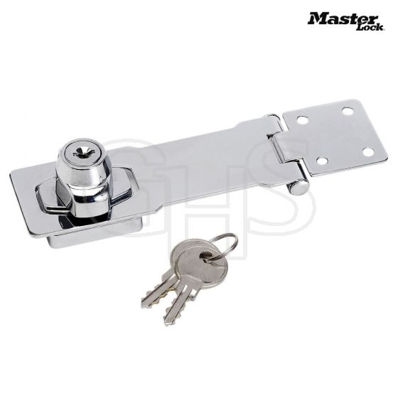 Master Lock Chrome Plated Steel Locking Hasp 117mm - 725EURD