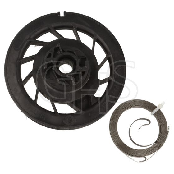 Genuine GGP Recoil Pulley & Spring - 118550695/0