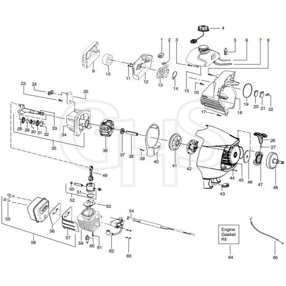 McCulloch MT320 CLS - 2010-06 - Engine Parts Diagram