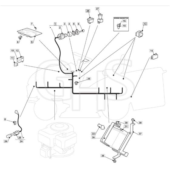 MTPH 14_92 H - 2008 - 299964433/MF8 - Mountfield Ride On Mower Electrics Diagram