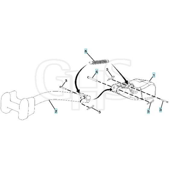 McCulloch Mulcher Plug - 2010-02 - Main Assy Parts Diagram