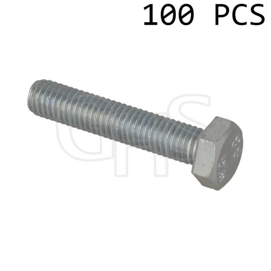 Setscrews M8 x 40mm, Pack of 100